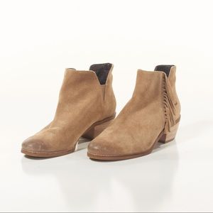 Cole Haan Abbott Suede Fringe Bootie